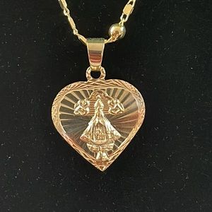 Virgen de San Juan de los Lagos 14k plated